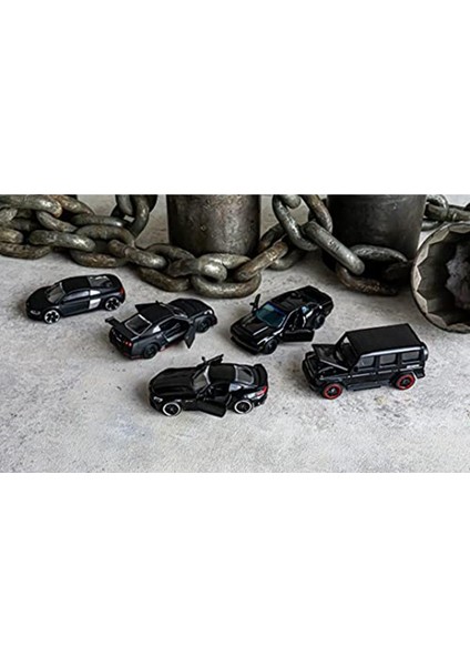 Majorette 212053174 Black Edition 5'li Giftpack, Çok Renkli modelleri