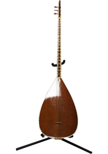 El Yapımı Uzun Sap Ladin Ağacı Bağlama