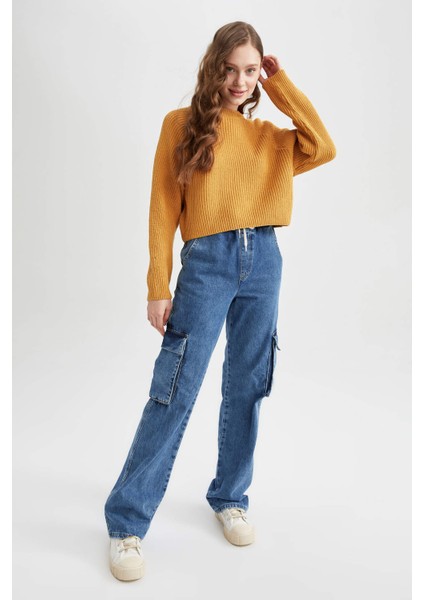 Coool Regular Fit Bisiklet Yaka Kazak L2567AZ22AU fiyatları