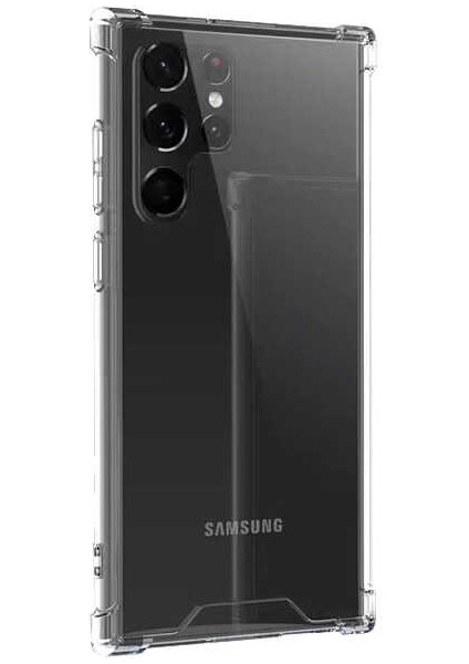 Samsung Galaxy S22 Ultra Kılıf Ultra Korumalı Şeffaf Anti Shock Kılıf