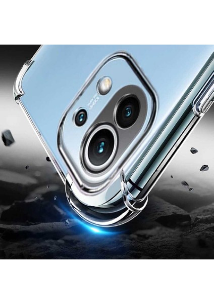 Xiaomi Mi 11 Lite Kılıf Ultra Kamera Korumalı Şeffaf Anti Shock Kılıf + Cam Ekran Koruyucu modelleri