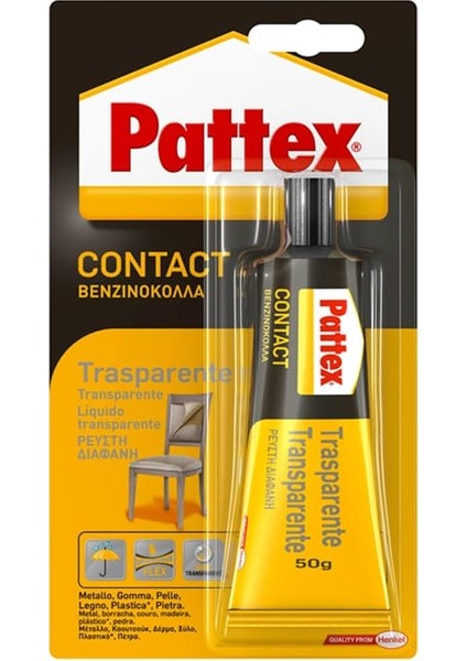 Contact Yapıştırıcı Transparente