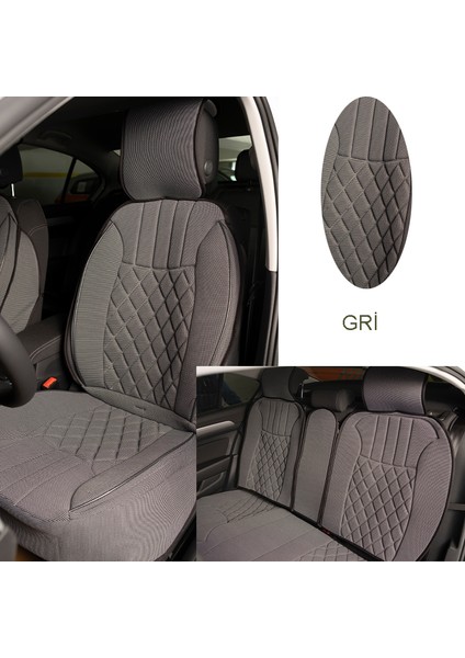 Elegance 5'li Set Minder Gri / KLMNY549