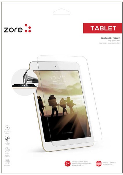Apple iPad 10.2 (8.nesil) Zore Tablet Blue Nano Screen Protector