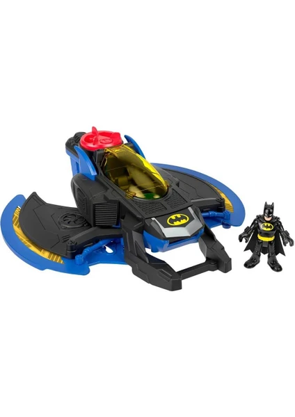 DC Super Friends Batwing ve Batman, Oyuncak Uçak ve Batman Figürü GKJ22