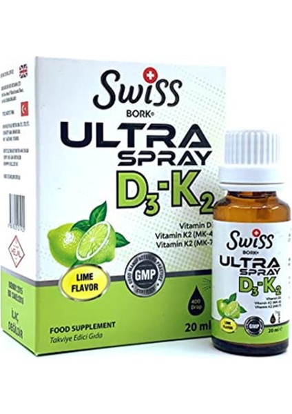 Ultra Spray D3 K2 D3k2 20 Ml