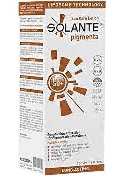 Pigmenta 50 Spf+Güneş Losyonu 150 ml