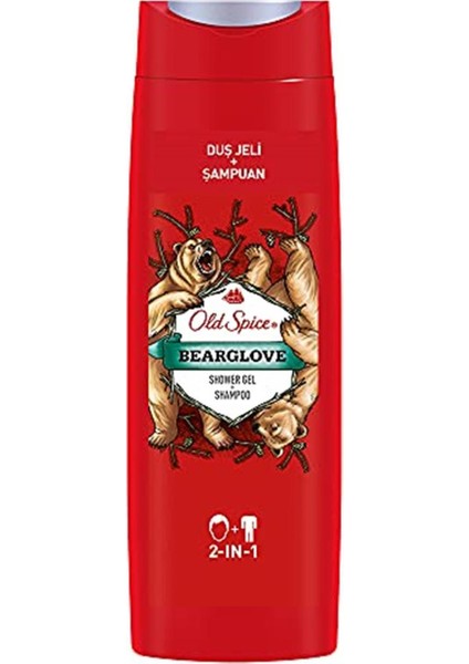 Bearglove Erkek Için Duş Jeli Ve Şampuan 400 Ml