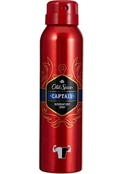 400 Ml Duş Jeli + 2x150 Ml Sprey Deo Captain
