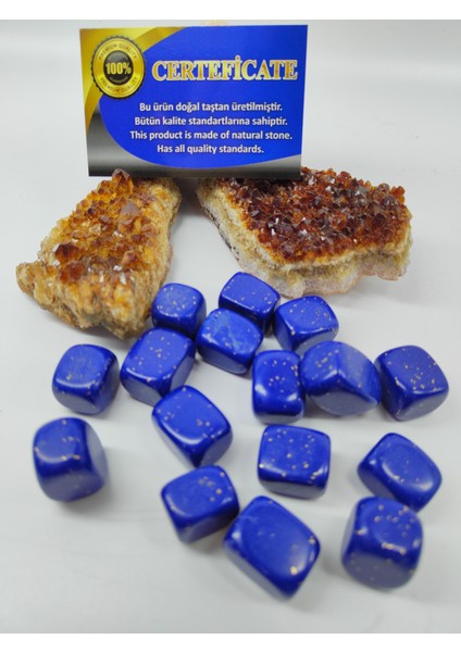 Lapis Lazuli Doğal Taş Tımbıl (Sertifikalı ) (1 Adet)