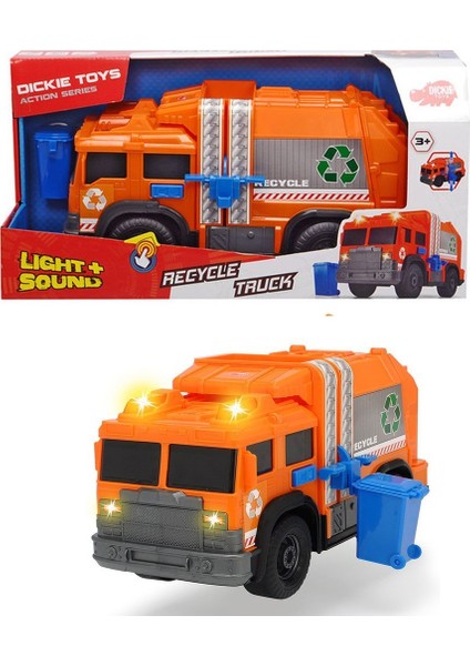 203306001 Dickie Toys Geri Dönüşüm Kamyonu Sesli Işıklı