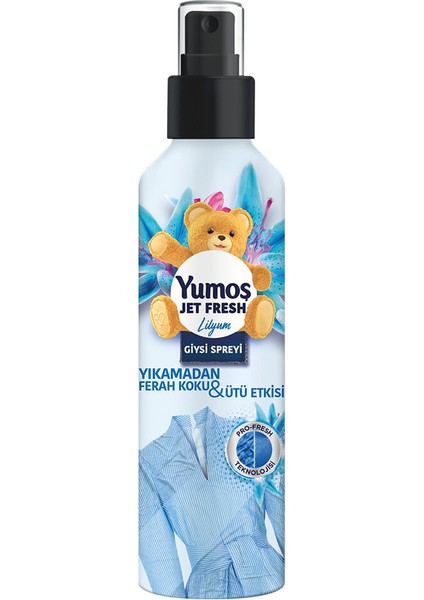 Giysi Sprey Jet Fresh Lillyum 200 ml