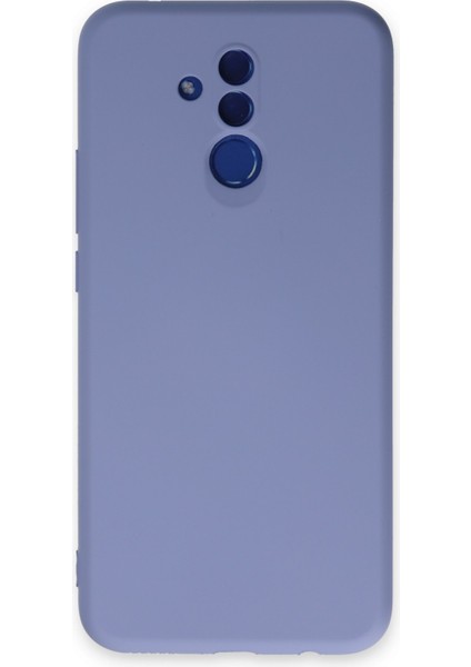 Huawei Mate 20 Lite Kılıf Nano Içi Kadife Silikon - Lila