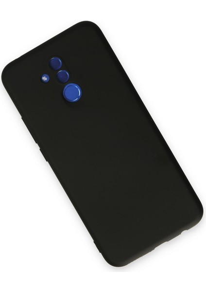 Huawei Mate 20 Lite Kılıf Nano Içi Kadife Silikon - Siyah modelleri