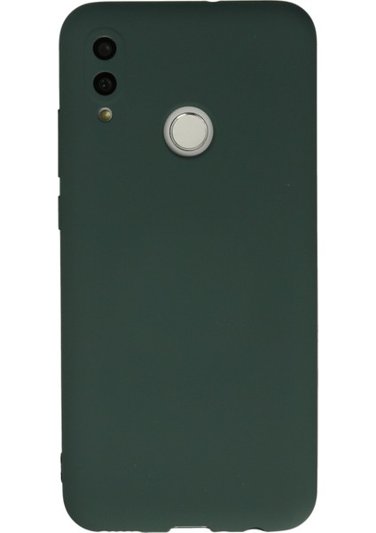 Huawei P Smart 2019 Kılıf Nano Içi Kadife Silikon - Koyu Yeşil