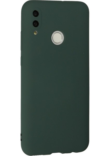 Huawei P Smart 2019 Kılıf Nano Içi Kadife Silikon - Koyu Yeşil