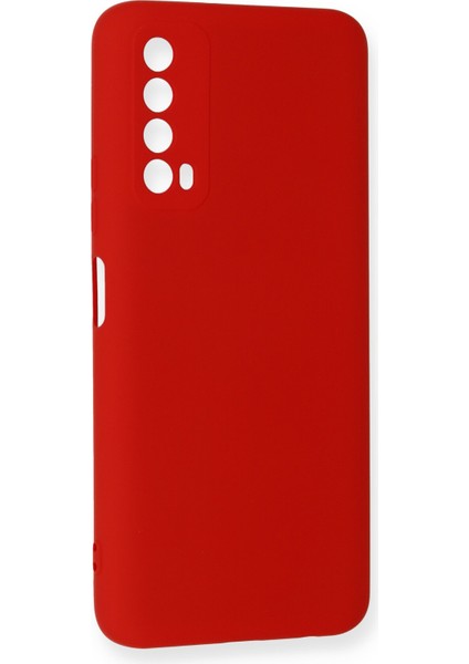 Huawei P Smart 2021 Kılıf Nano Içi Kadife Silikon - Kırmızı fiyatları