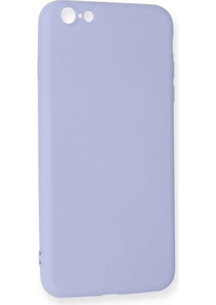 Apple iPhone 6 Plus Kılıf Nano Içi Kadife Silikon - Lila modelleri