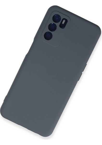 Oppo A16 Kılıf Nano Içi Kadife Silikon - Gri fiyatları