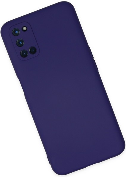 Oppo A72 Kılıf Nano Içi Kadife Silikon - Mor fiyatları