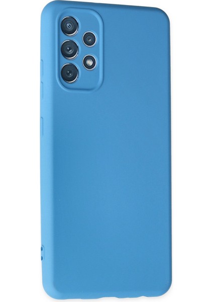 Samsung Galaxy A13 4g Kılıf Nano Içi Kadife Silikon - Mavi fiyatları