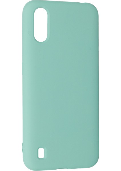 Samsung Galaxy A01 Kılıf Nano Içi Kadife Silikon - Turkuaz modelleri