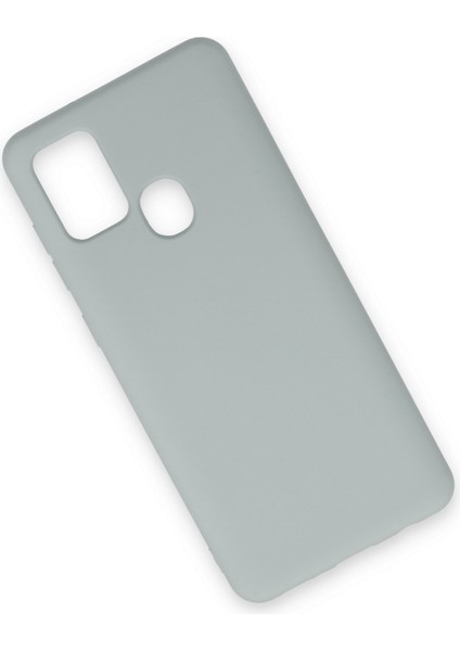 Samsung Galaxy A21S Kılıf Nano Içi Kadife Silikon - Buz Mavisi fiyatları