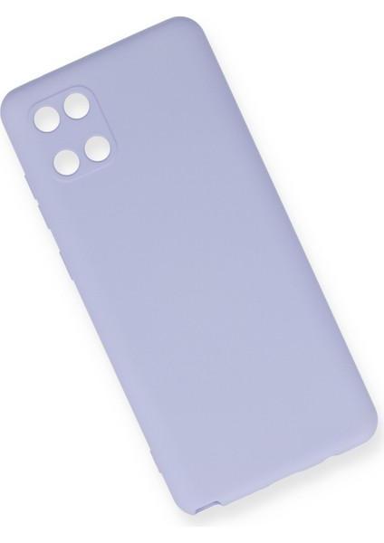 Samsung Galaxy A81 / Note 10 Lite Kılıf Nano Içi Kadife Silikon - Lila modelleri