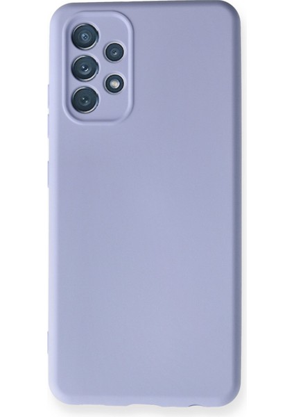 Samsung Galaxy A32 Kılıf Nano Içi Kadife Silikon - Lila