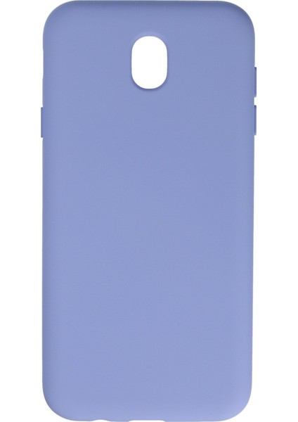 Samsung Galaxy J7 Pro / J730 Kılıf Nano Içi Kadife Silikon - Lila
