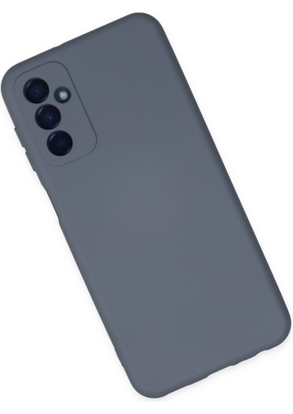 Samsung Galaxy M23 Kılıf Nano Içi Kadife Silikon - Gri fiyatları