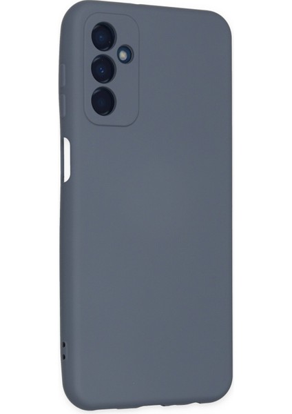Samsung Galaxy M23 Kılıf Nano Içi Kadife Silikon - Gri modelleri
