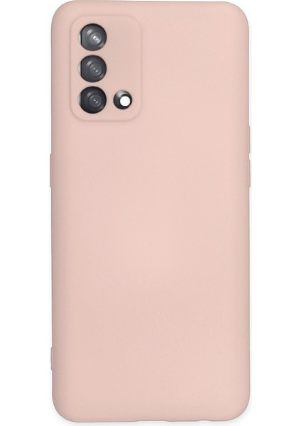 Oppo A74 4g Kılıf Nano Içi Kadife Silikon - Pudra modelleri