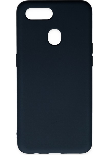 Oppo A12 Kılıf Nano Içi Kadife Silikon - Lacivert