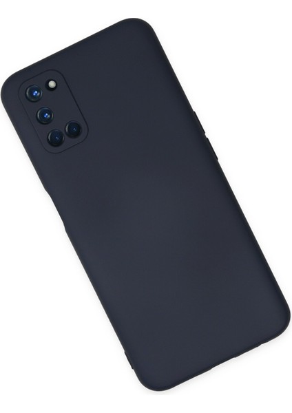Oppo A72 Kılıf Nano Içi Kadife Silikon - Lacivert fiyatları