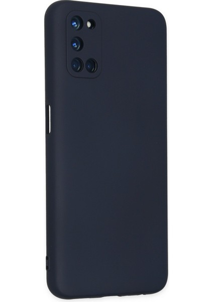 Oppo A72 Kılıf Nano Içi Kadife Silikon - Lacivert modelleri