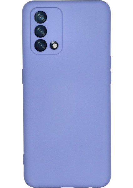 Oppo A74 4g Kılıf Nano Içi Kadife Silikon - Lila