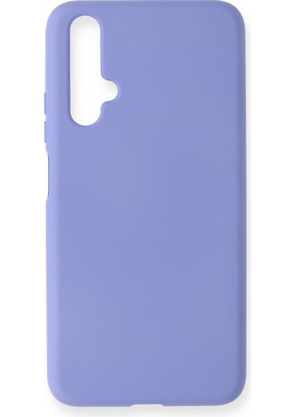 Huawei Honor 20 Kılıf Nano Içi Kadife Silikon - Lila