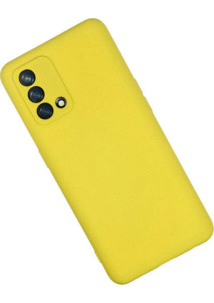 Oppo A74 4g Kılıf Nano Içi Kadife Silikon - Sarı fiyatları
