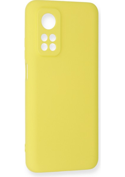Xiaomi Mi 10T Pro Kılıf Nano Içi Kadife Silikon - Sarı fiyatları