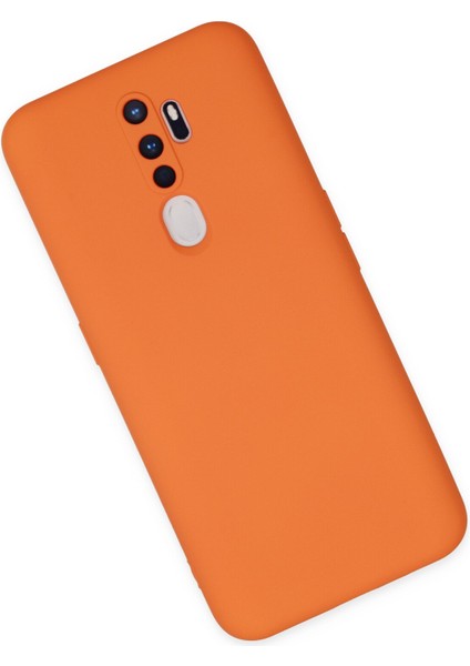 Oppo A9 2020 Kılıf Nano Içi Kadife Silikon - Turuncu fiyatları