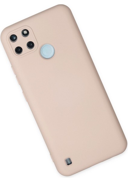 Realme C25Y Kılıf Nano Içi Kadife Silikon - Pudra fiyatları