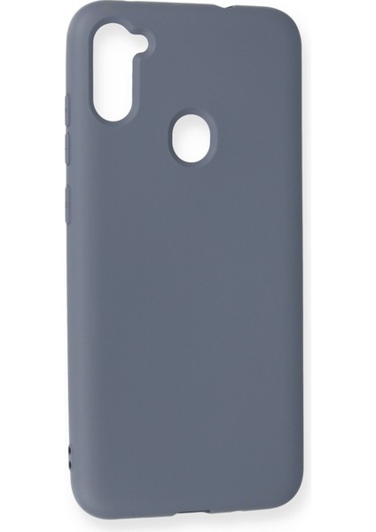 Samsung Galaxy A11 Kılıf Nano Içi Kadife Silikon - Gri fiyatları
