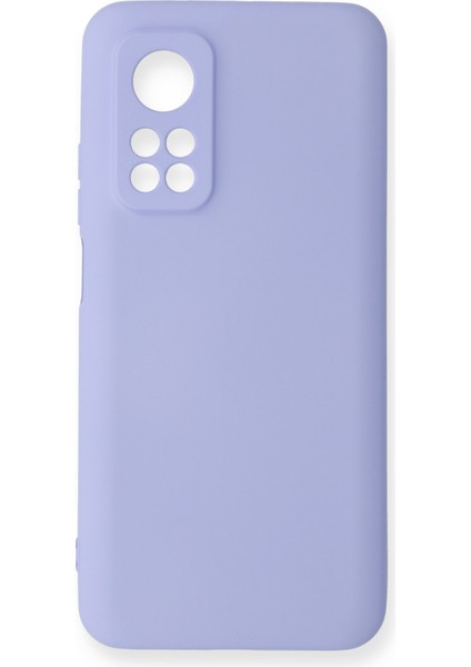 Xiaomi Mi 10T Kılıf Nano Içi Kadife Silikon - Lila