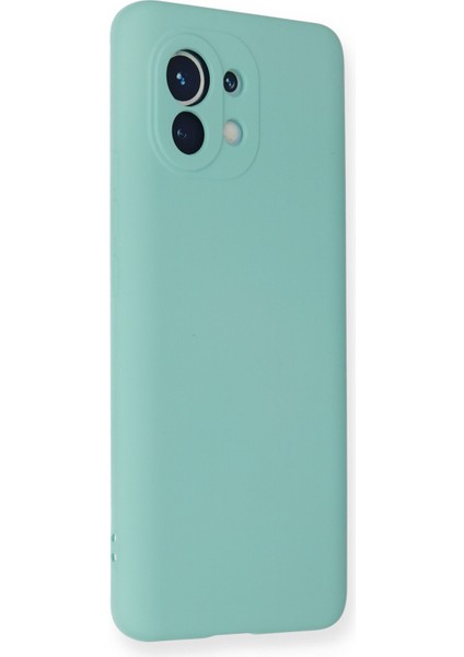 Xiaomi Mi 11 Kılıf Nano Içi Kadife Silikon - Turkuaz fiyatları
