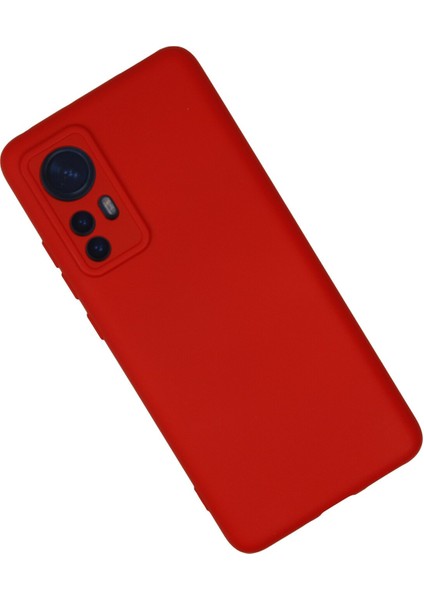 Xiaomi Mi 12 Kılıf Nano Içi Kadife Silikon - Kırmızı fiyatları