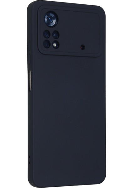 Xiaomi Poco X4 Pro 5g Kılıf Nano Içi Kadife Silikon - Lacivert fiyatları