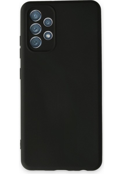 Samsung Galaxy A13 4g Kılıf Nano Içi Kadife Silikon - Siyah