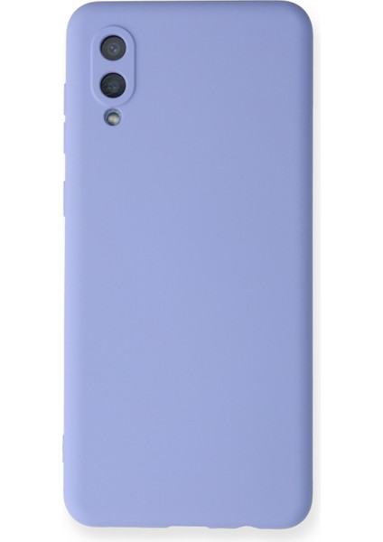 Samsung Galaxy A02 Kılıf Nano Içi Kadife Silikon - Lila