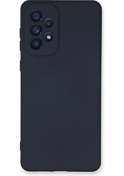 Samsung Galaxy A53 5g Kılıf Nano Içi Kadife Silikon - Lacivert